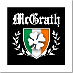 McGrath Shamrock Crest Posters and Art